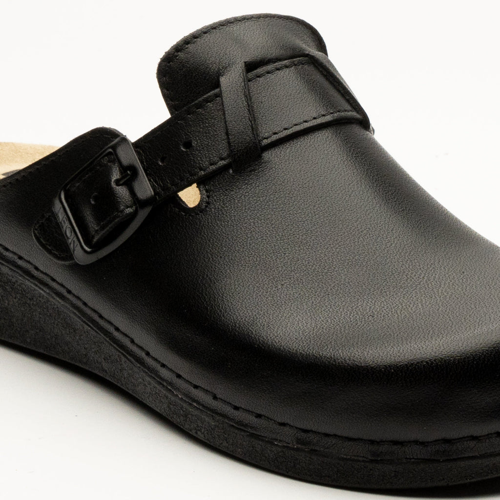 Women's Genuine Leather Professional Clog with Massage Gel Insole - Image 7