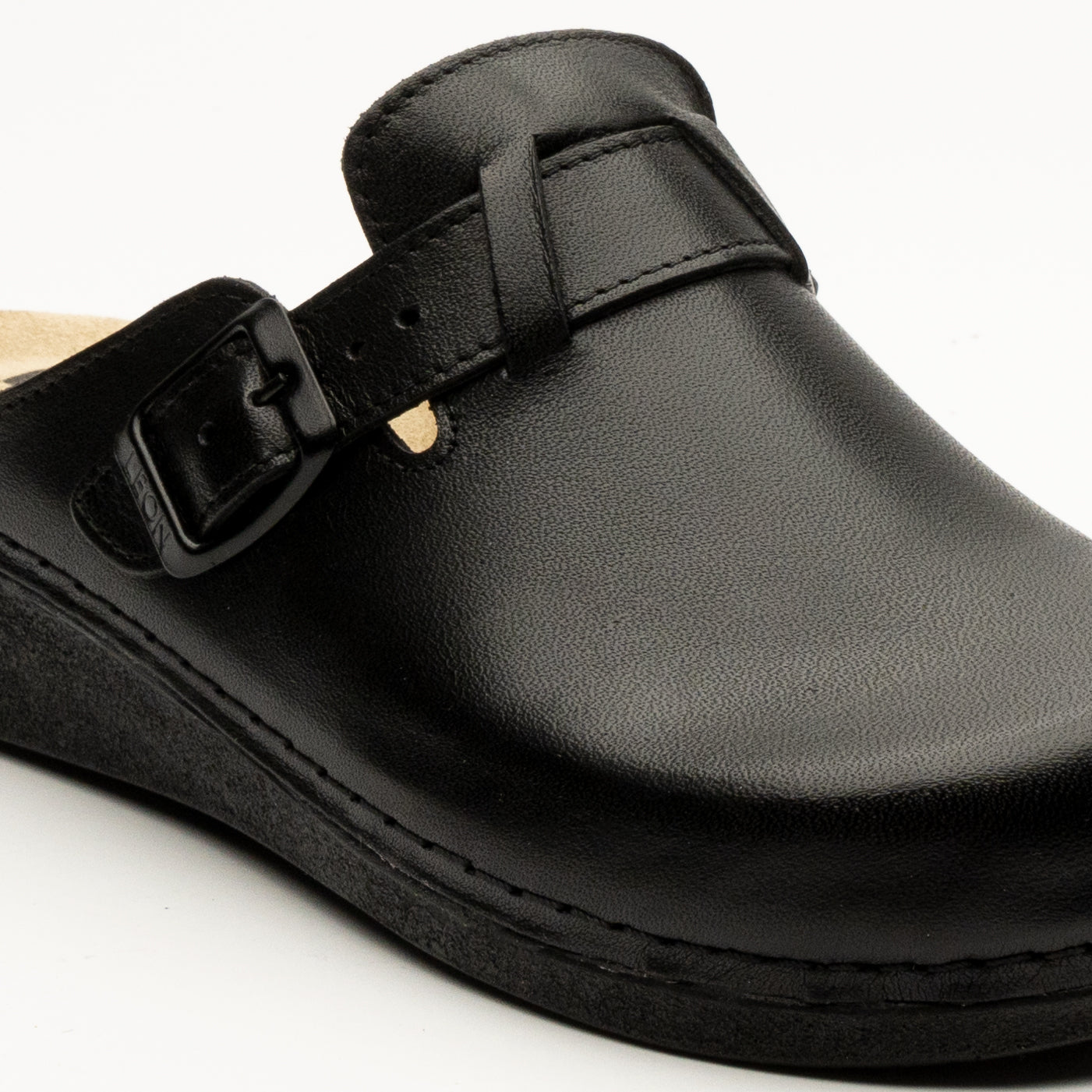 Women's Genuine Leather Professional Clog with Massage Gel Insole - Image 7