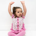 Lavender Unicorns Bamboo Short Sleeve Tunic Top