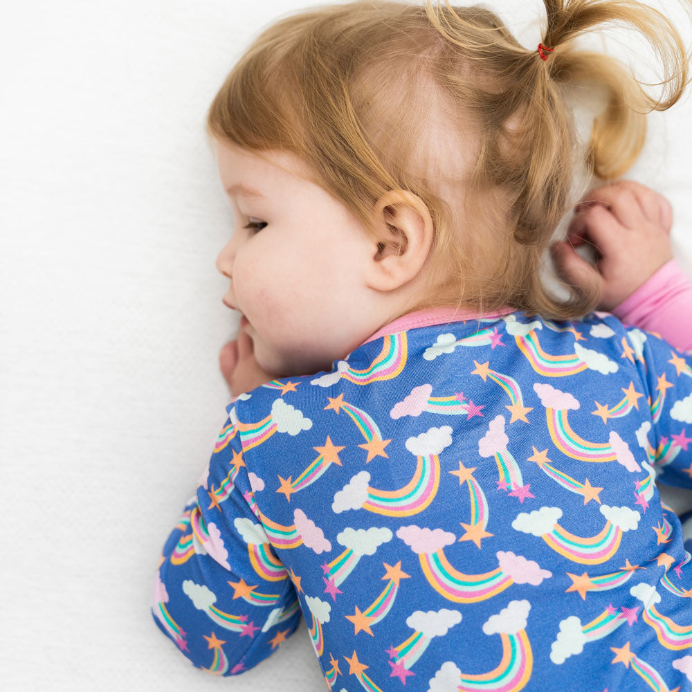 Lavender Rainbows Bamboo 2-Piece Long Sleeve Set