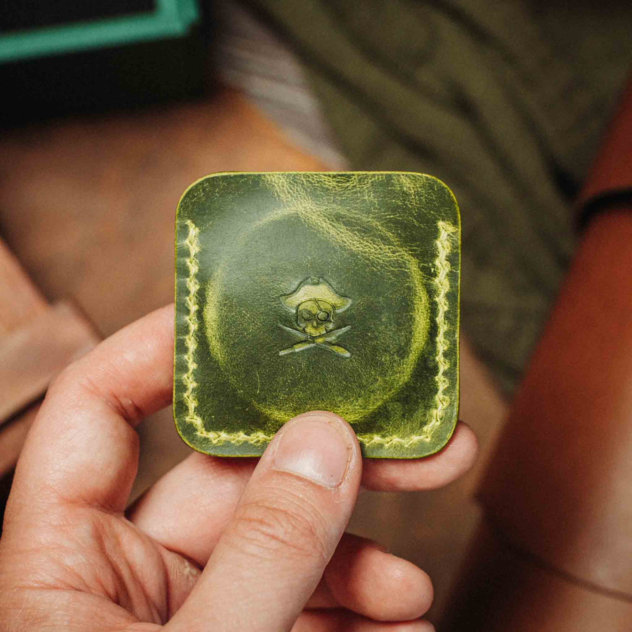 Challenge Coin Holder - Peso Pocket v3 | Leather Coin Case | Handcrafted EDC