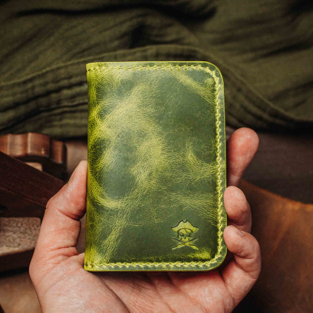 Slim Bifold Wallet - Buccaneer | Minimalist Card Holder | Handcrafted EDC
