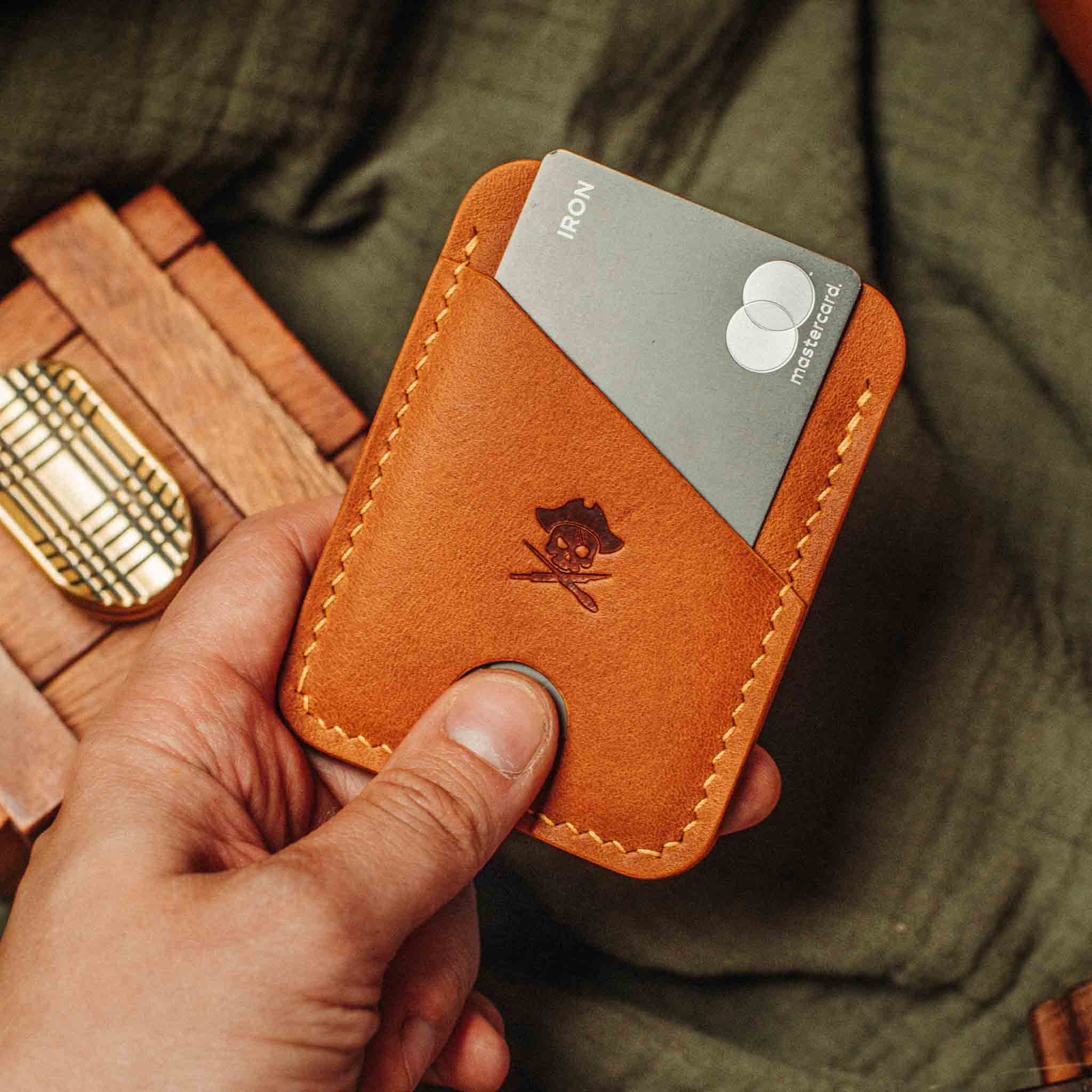 Minimalist Leather Wallet - Boatswain v4 | Slim Card Holder | EDC