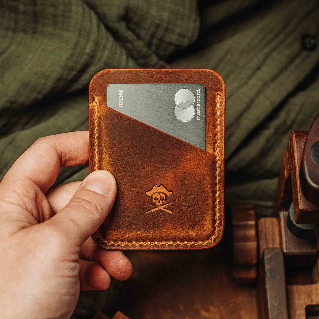 Slim Leather Wallet - Boatswain v3 | Minimalist Card Holder | EDC
