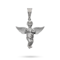 Praying Baby Angel Moissanite 925 Sterling Silver Pendant