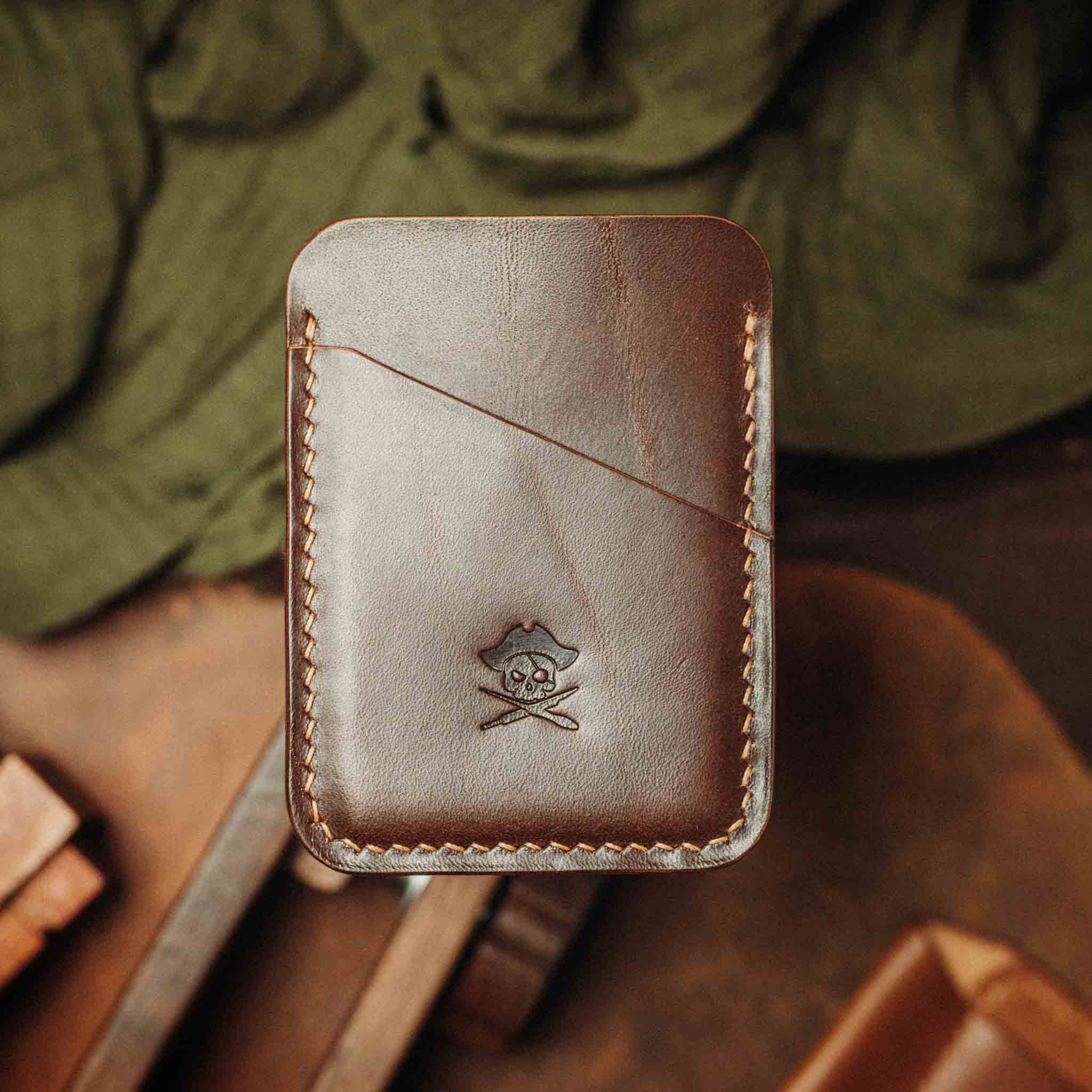 Slim Leather Wallet - Boatswain v3 | Minimalist Card Holder | EDC