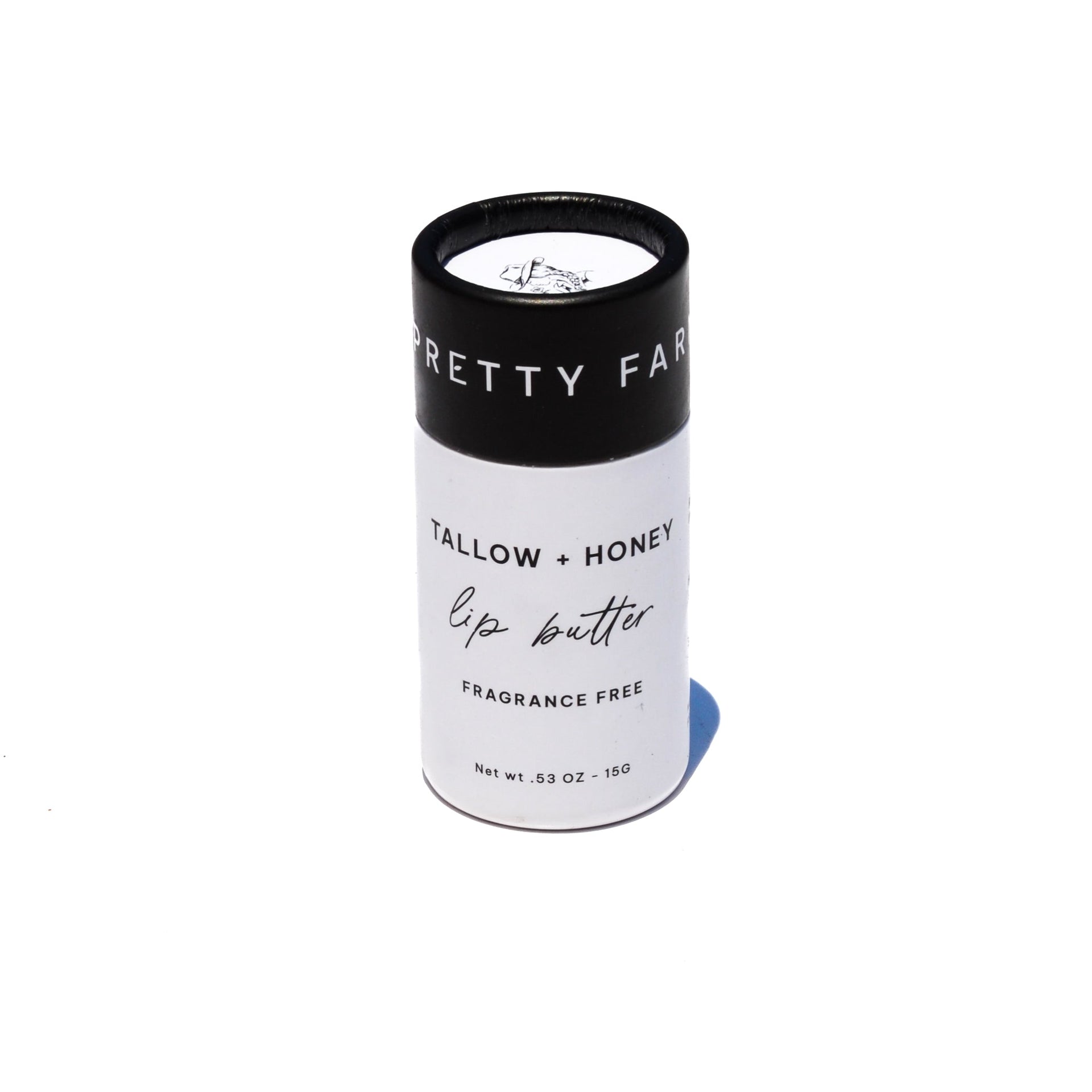 Fragrance Free Tallow + Honey Lip Butter in Eco-Friendly Travel Tubes
