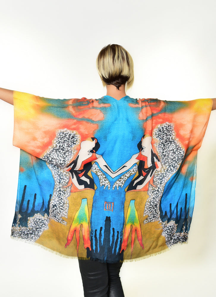 "The Scream" Kimono