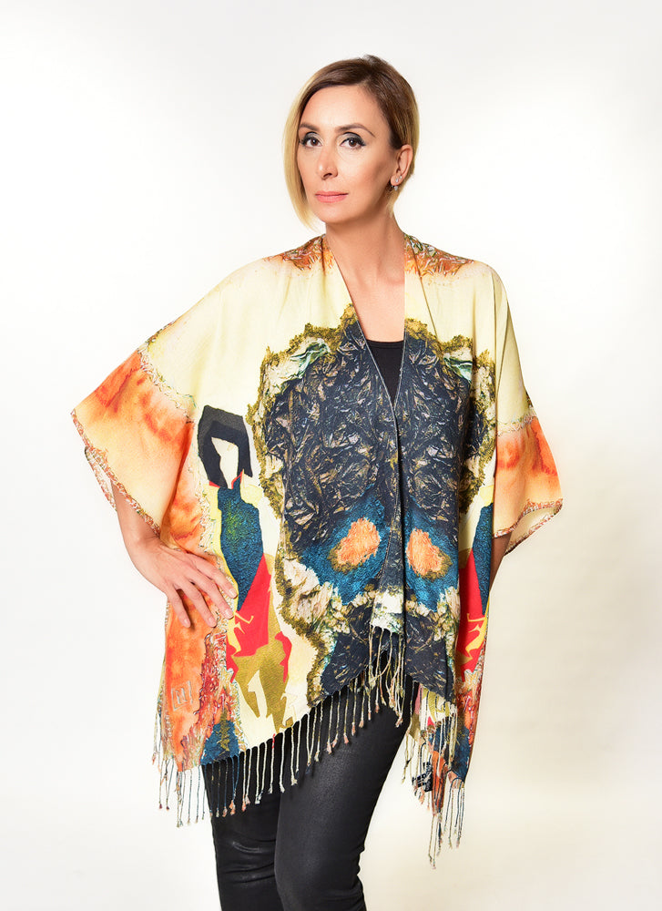 "Lady in Peridome" Kimono-