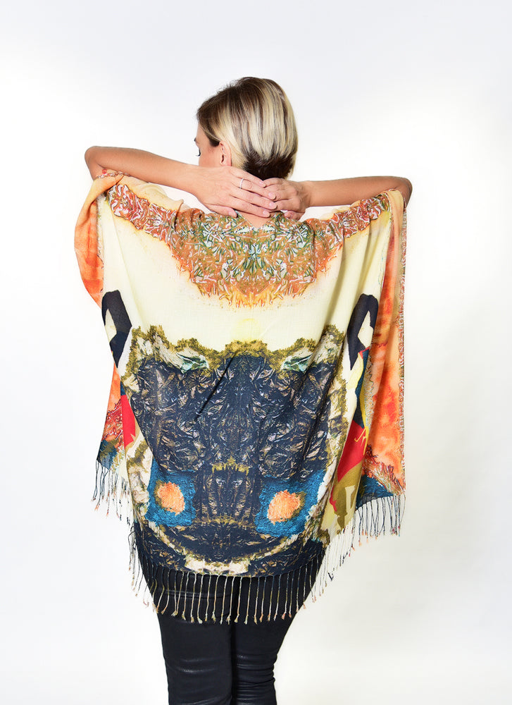 "Lady in Peridome" Kimono-