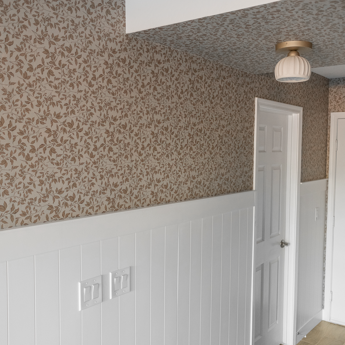 Cooper pattern removable wallpaper by Taddy Mikelaites