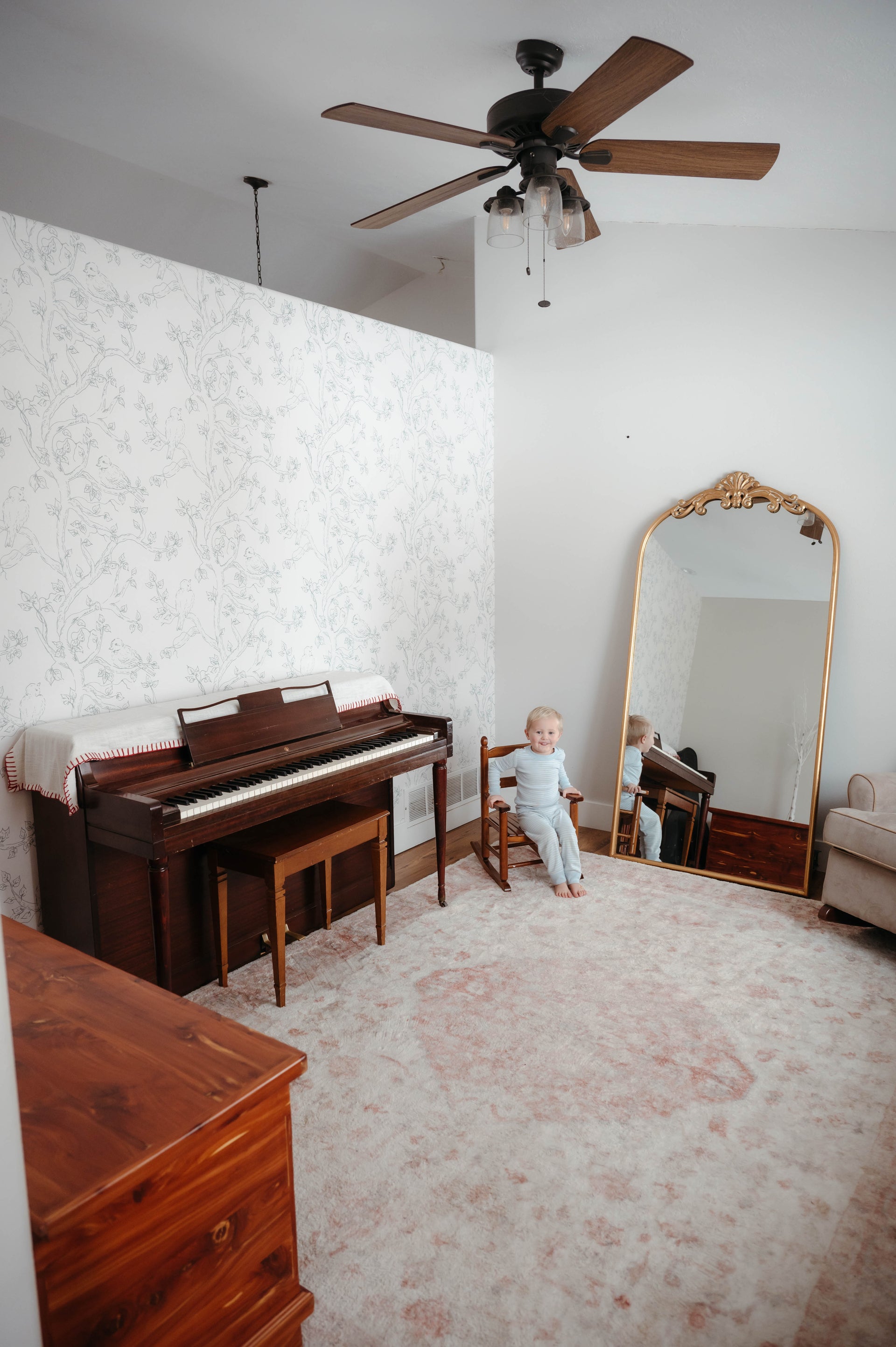 Ruby Wallpaper by Ali Anni Removable Peel and Stick Wall Decor