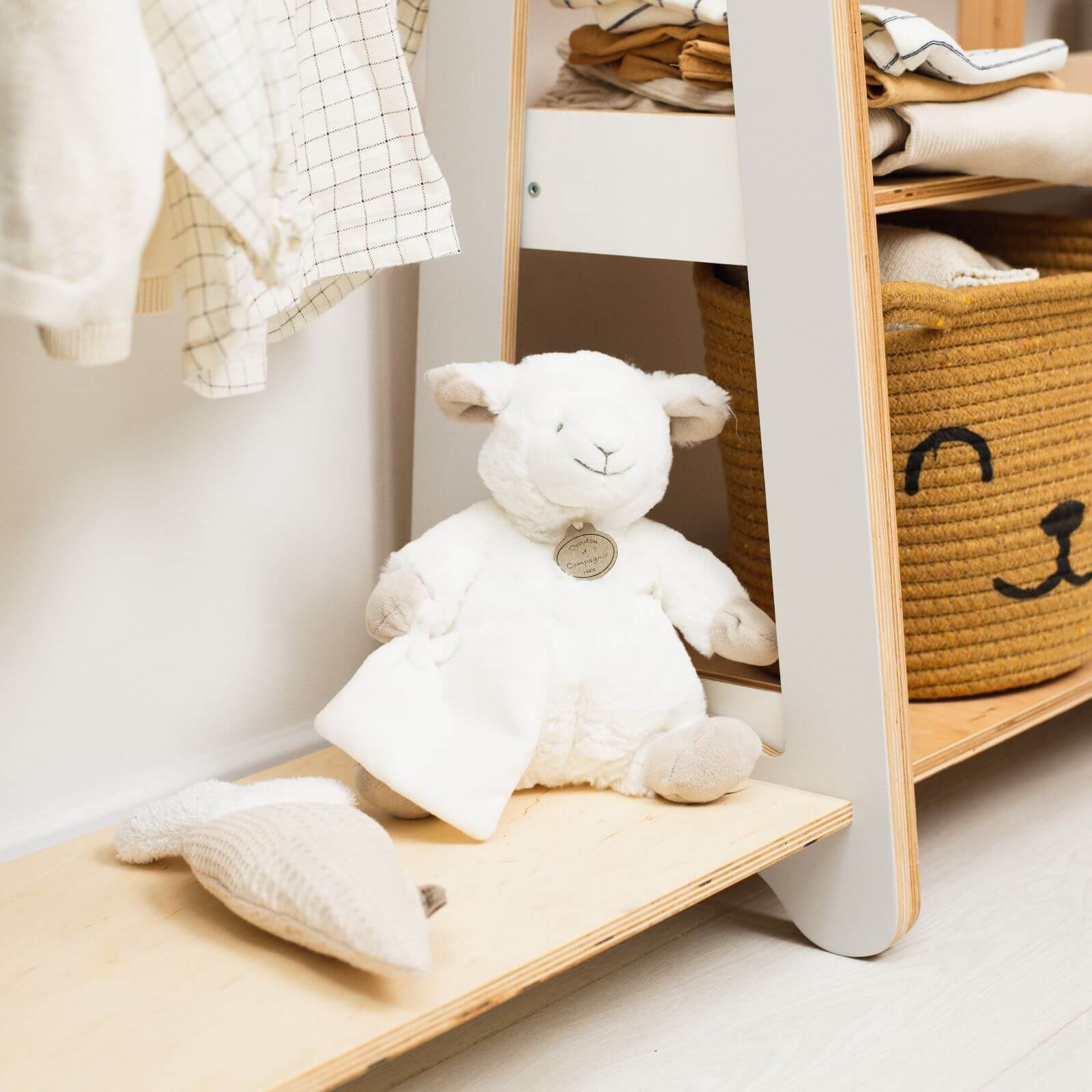 Montessori Toddler Clothes Rack for Nursery & Dress Up Play