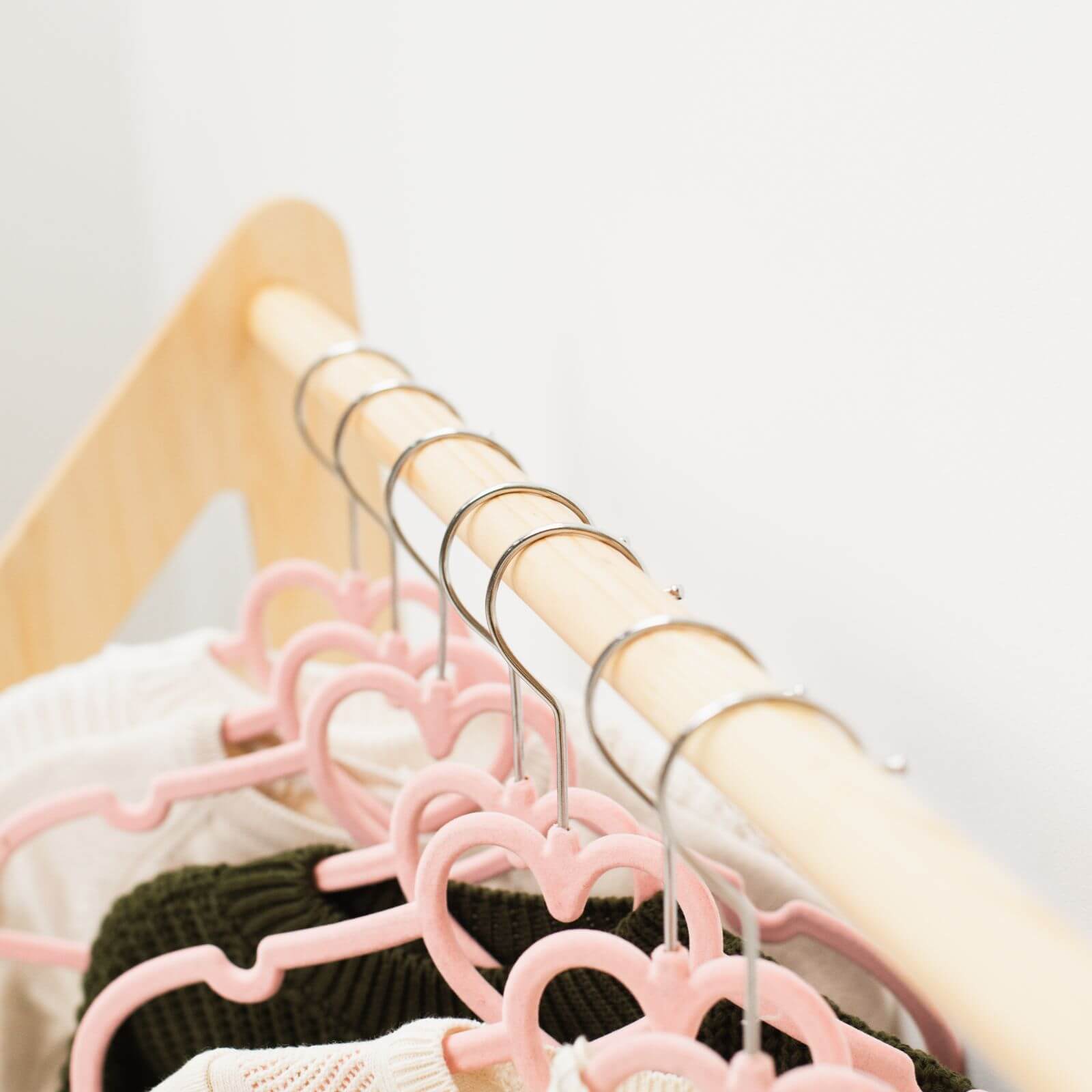 Wooden Children’s Clothing Rack for Kids' Bedroom