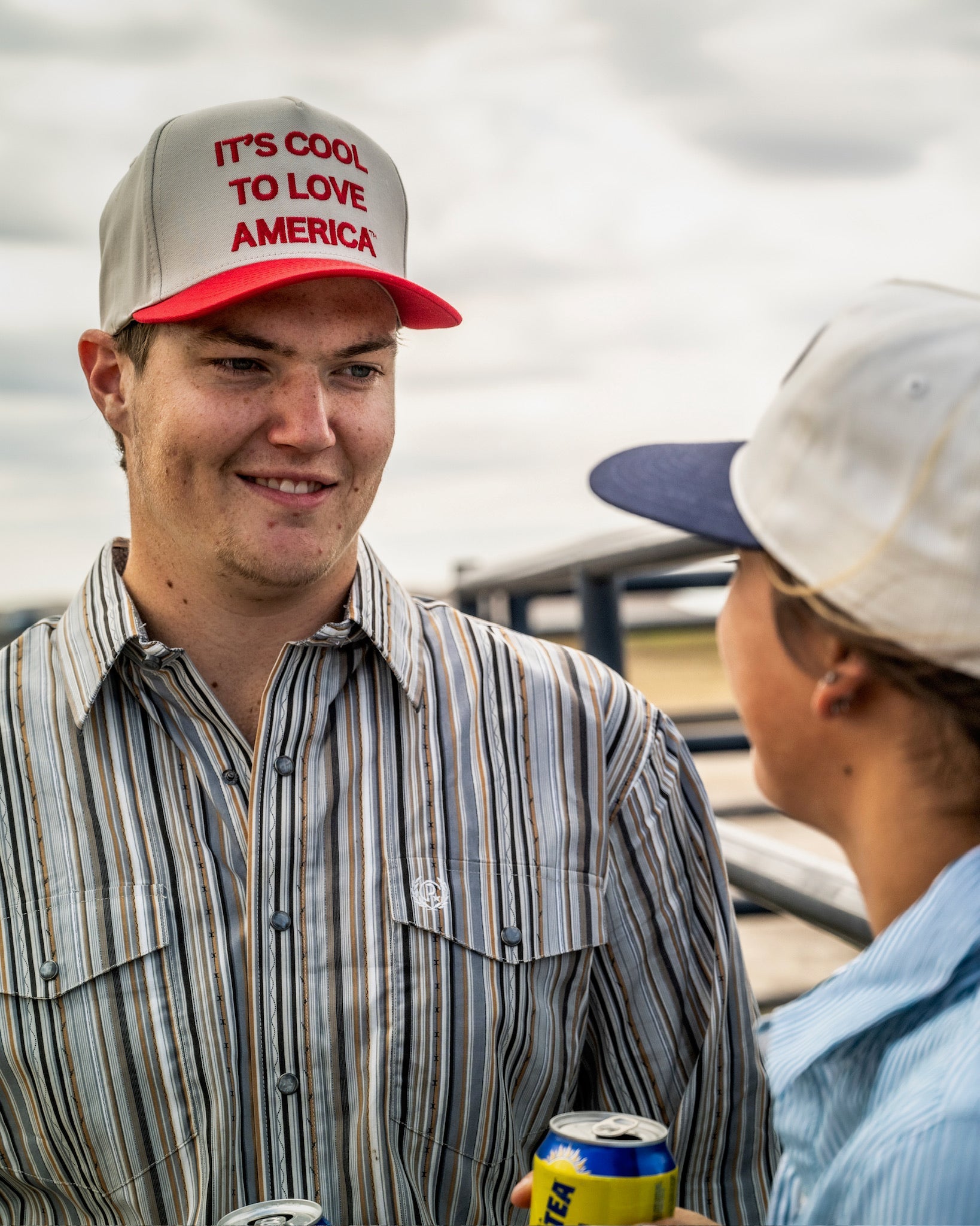 Classic American Pride Cotton Cap | L/XL
