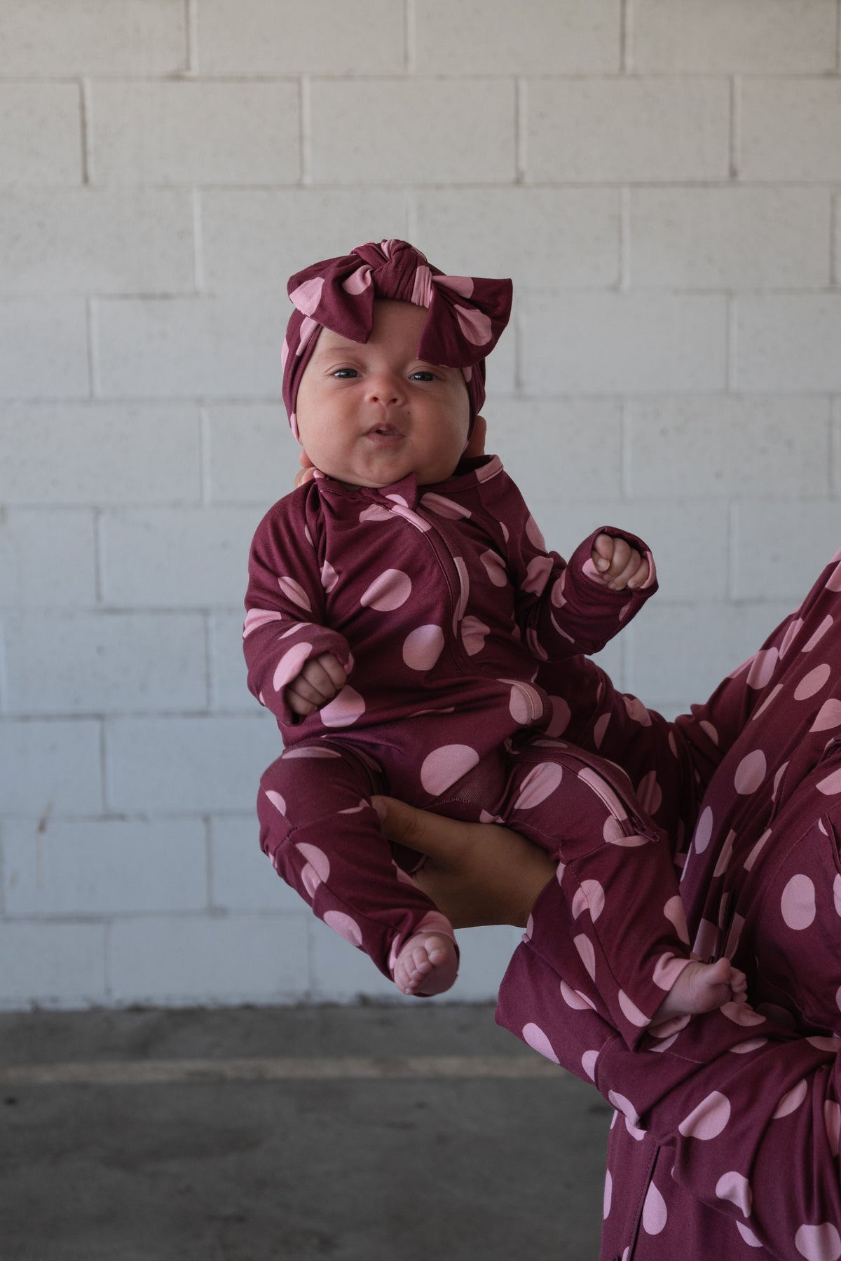 Bamboo Zip Pajamas | Heather Rose Dot