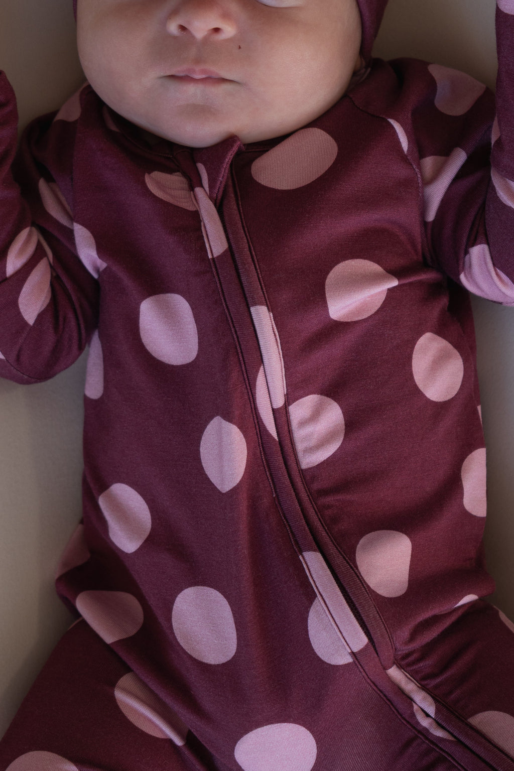 Bamboo Zip Pajamas | Heather Rose Dot