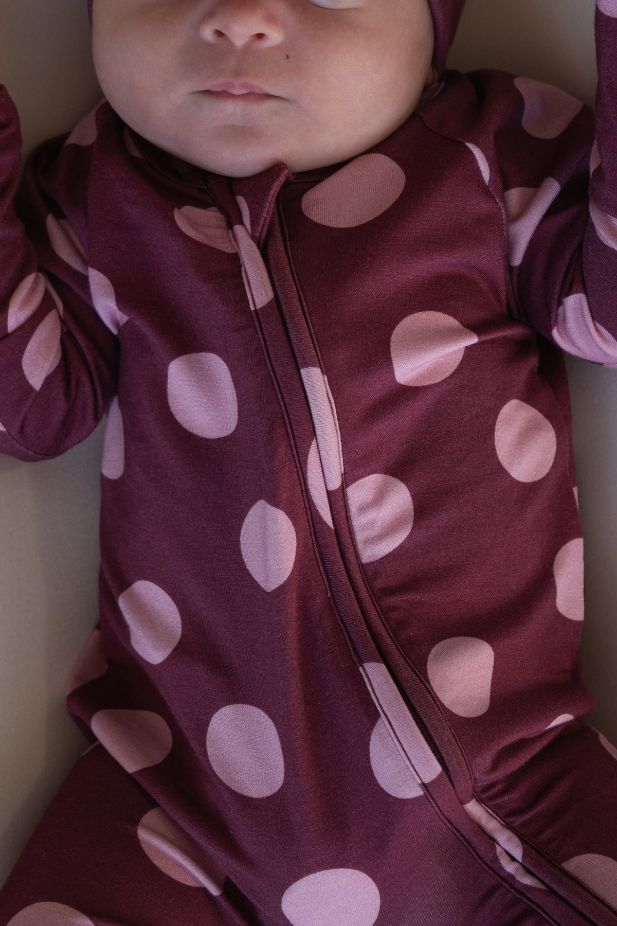 Bamboo Zip Pajamas | Heather Rose Dot