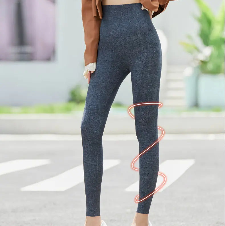 Thick Fleece-lined Shark Pants for Autumn and Winter