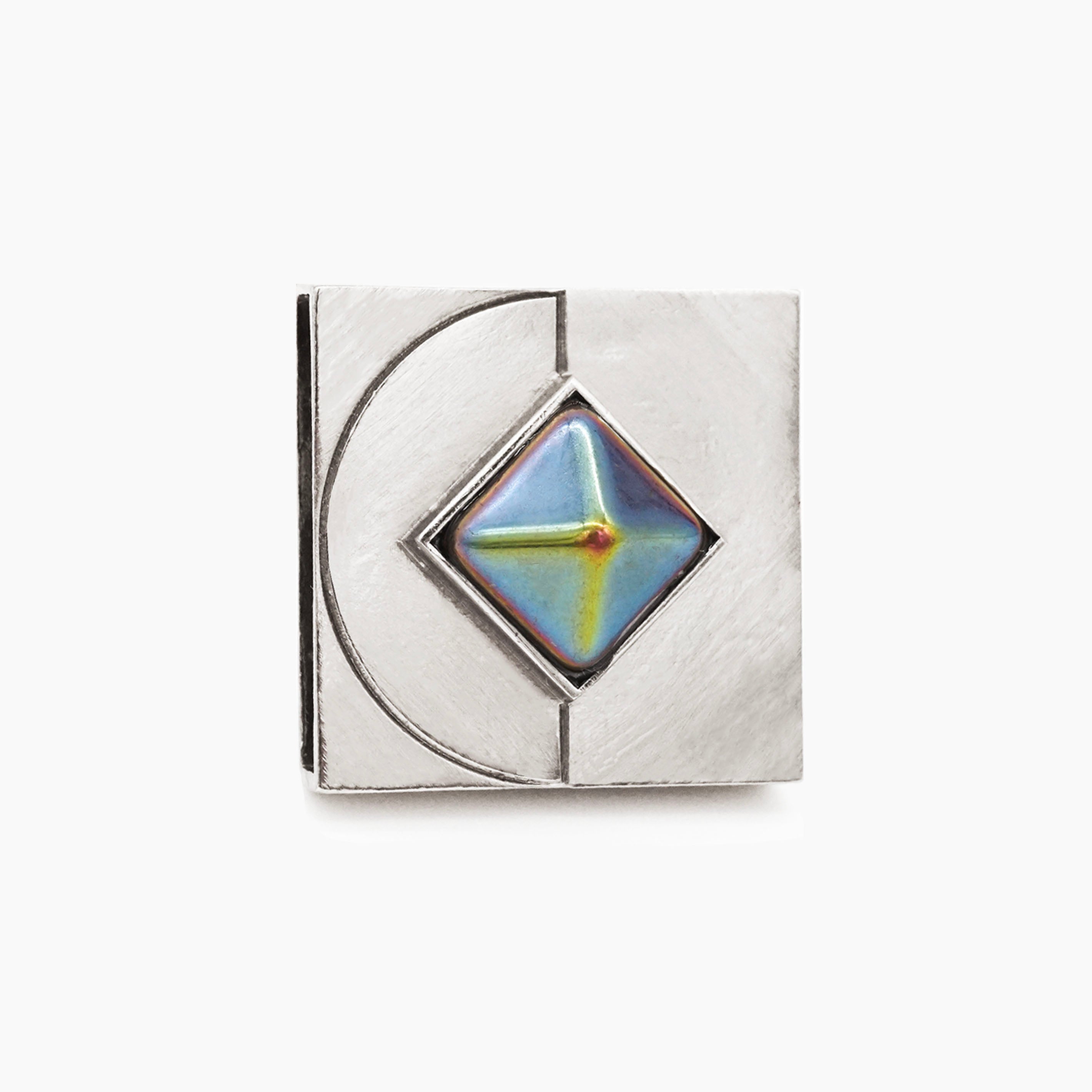 Iridescent Rainbow Diamond Charm – Gold or Silver | DIPHDA