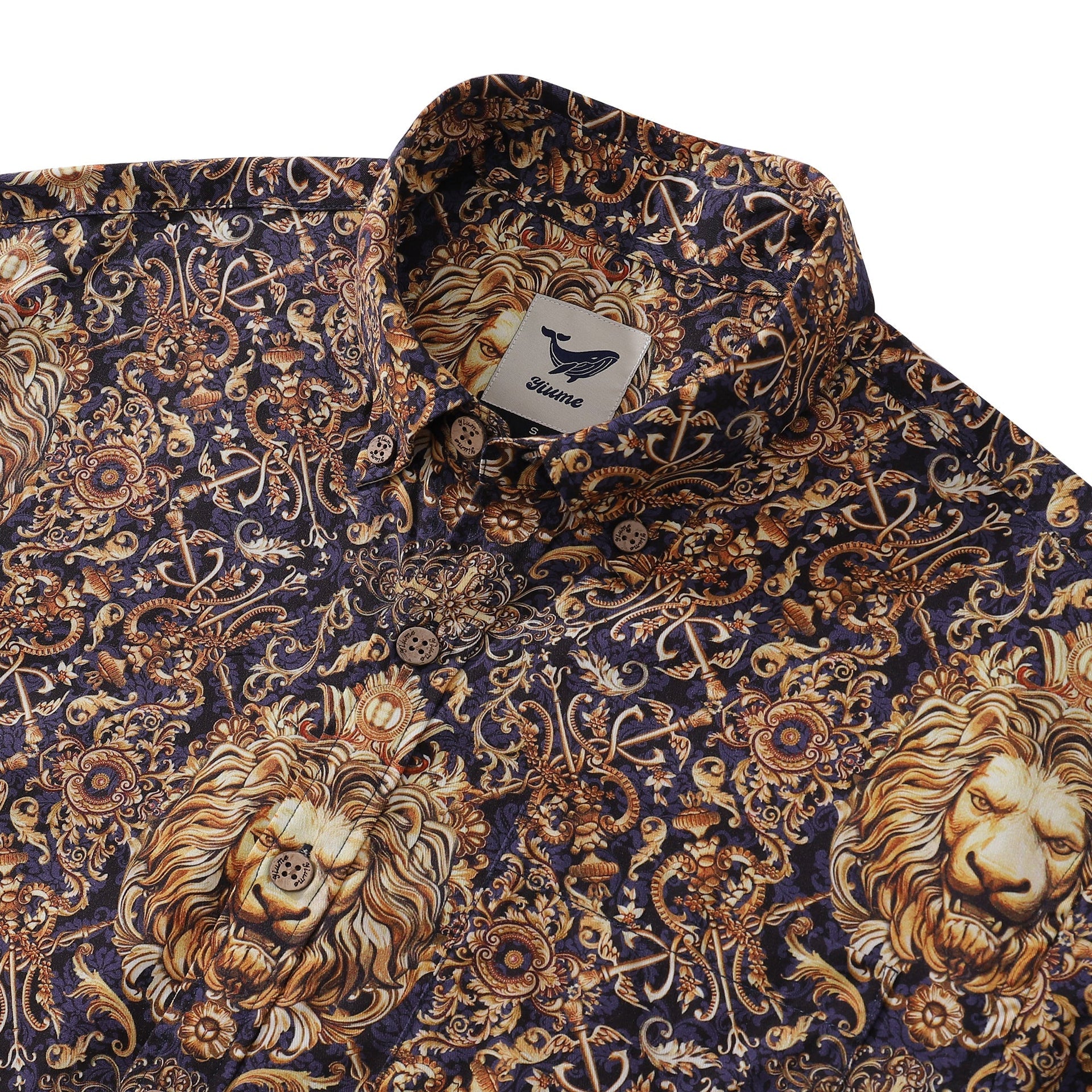 Leo Animal Print Aloha Shirt, Tencel™ Button-Down