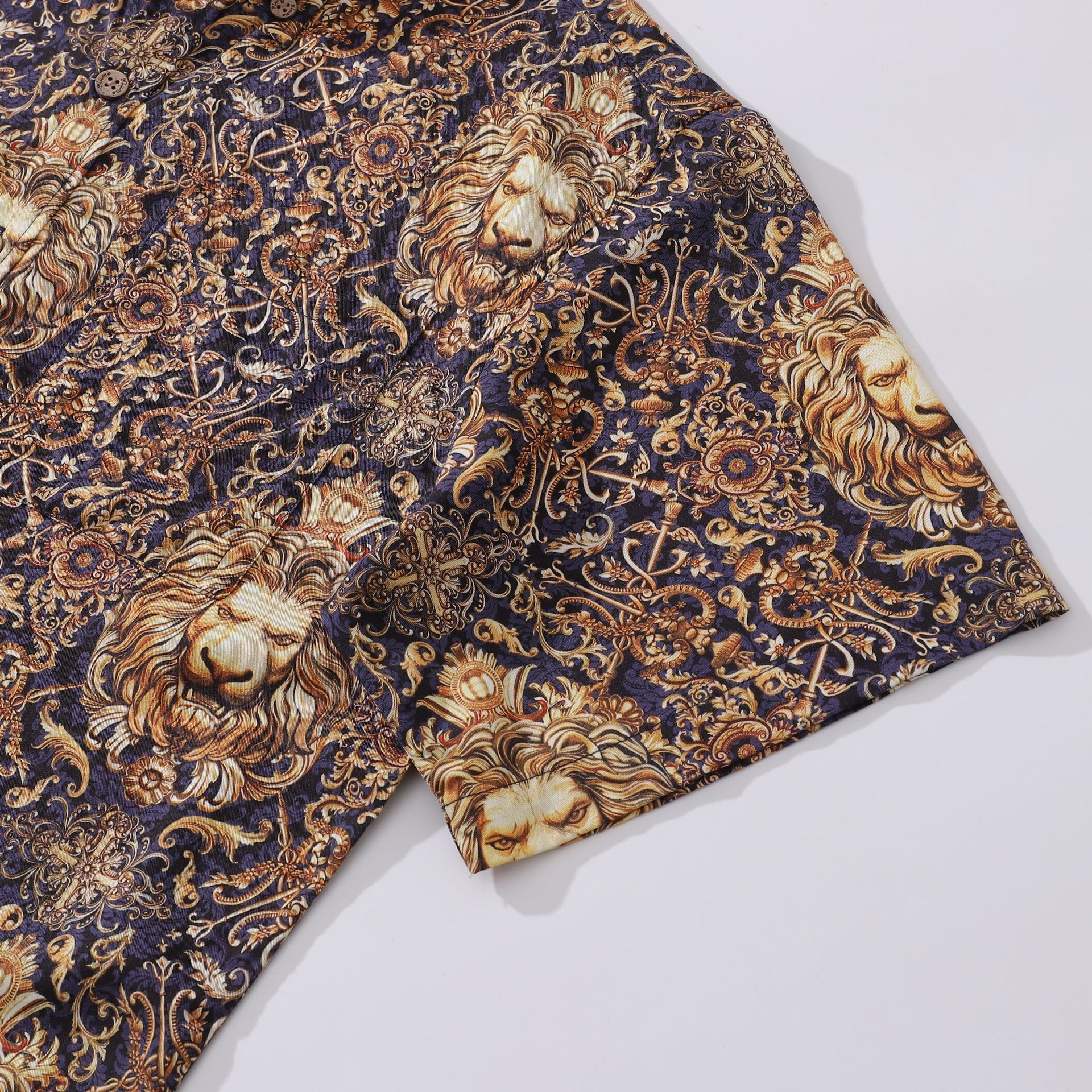 Leo Animal Print Aloha Shirt, Tencel™ Button-Down