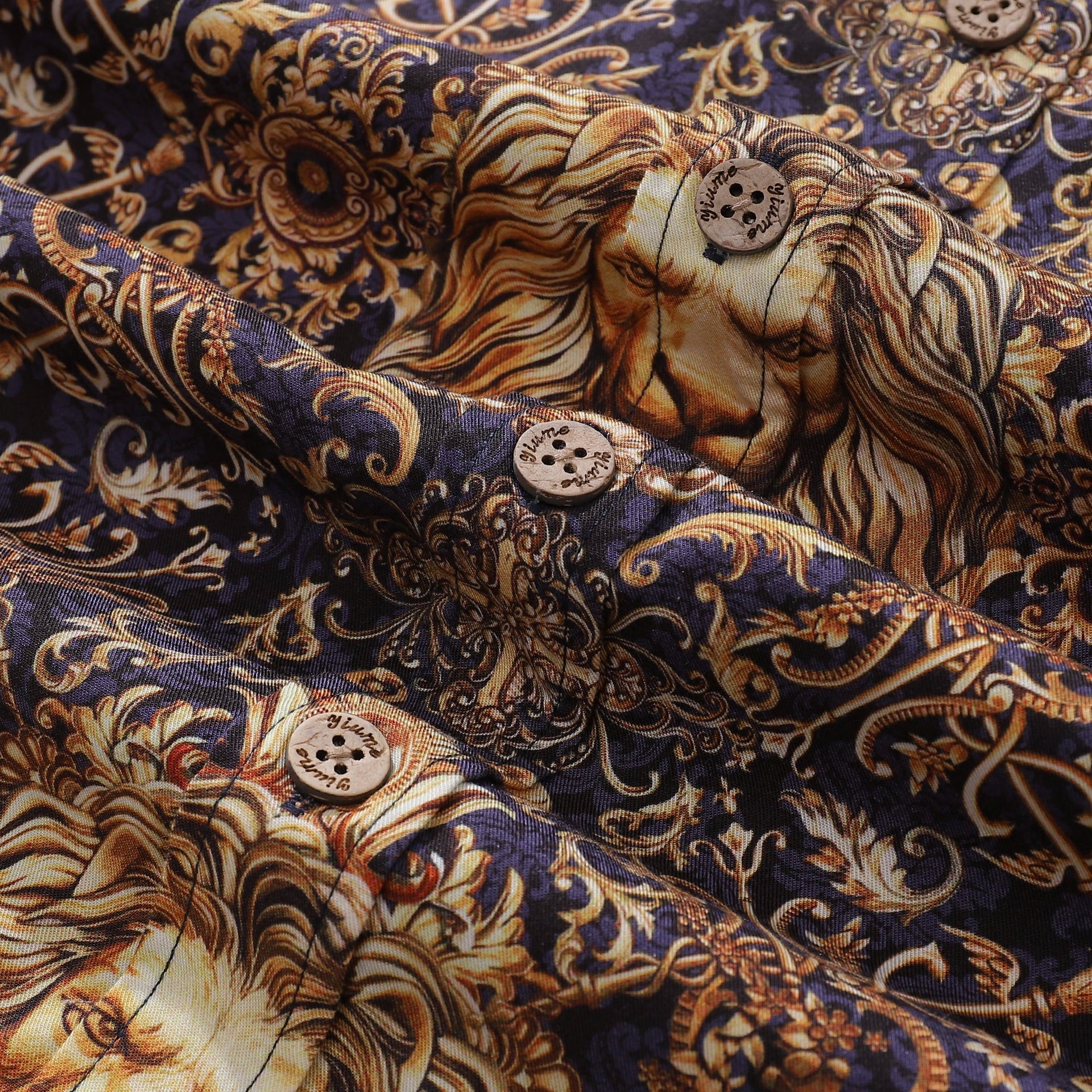 Leo Animal Print Aloha Shirt, Tencel™ Button-Down