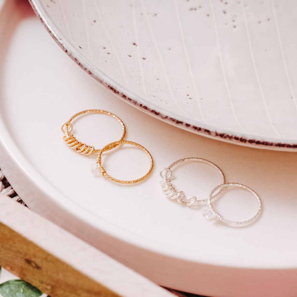 Dainty Crystal Ring