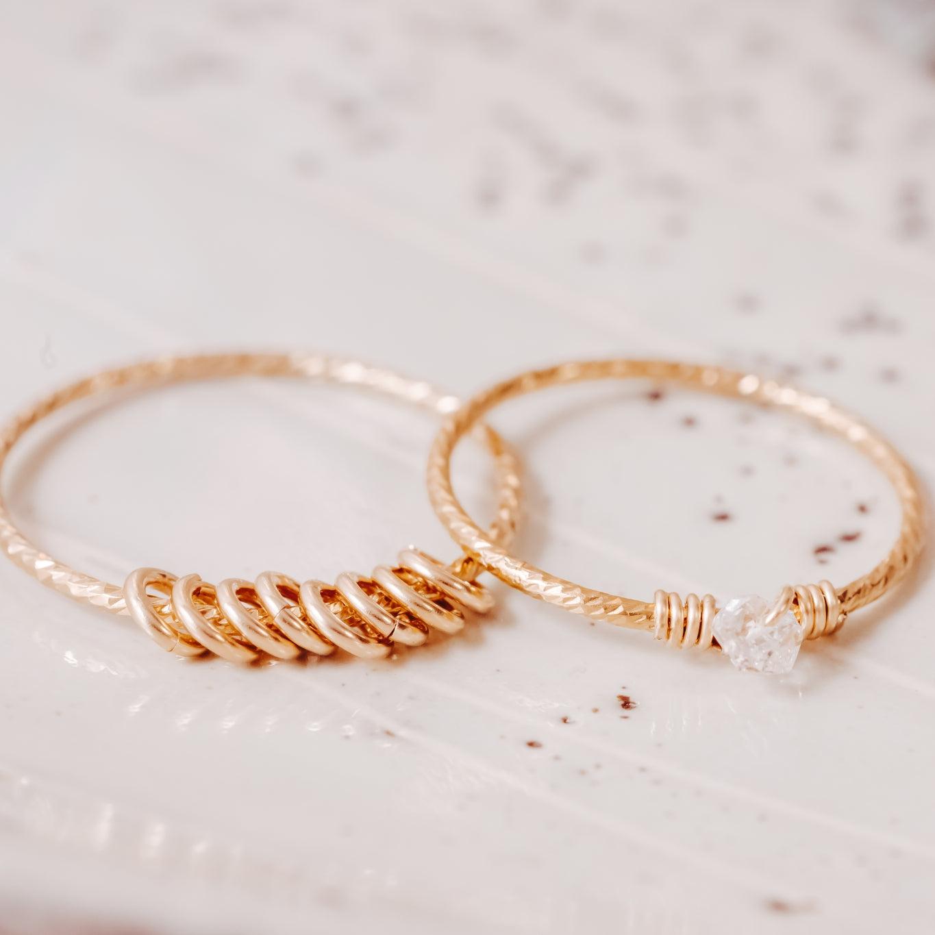 Dainty Crystal Ring