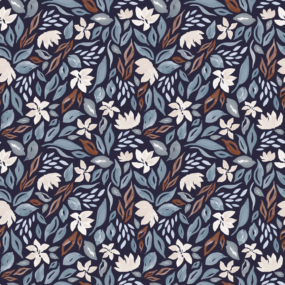Daley Floral Removable Wallpaper in Sage Green and Terracotta
