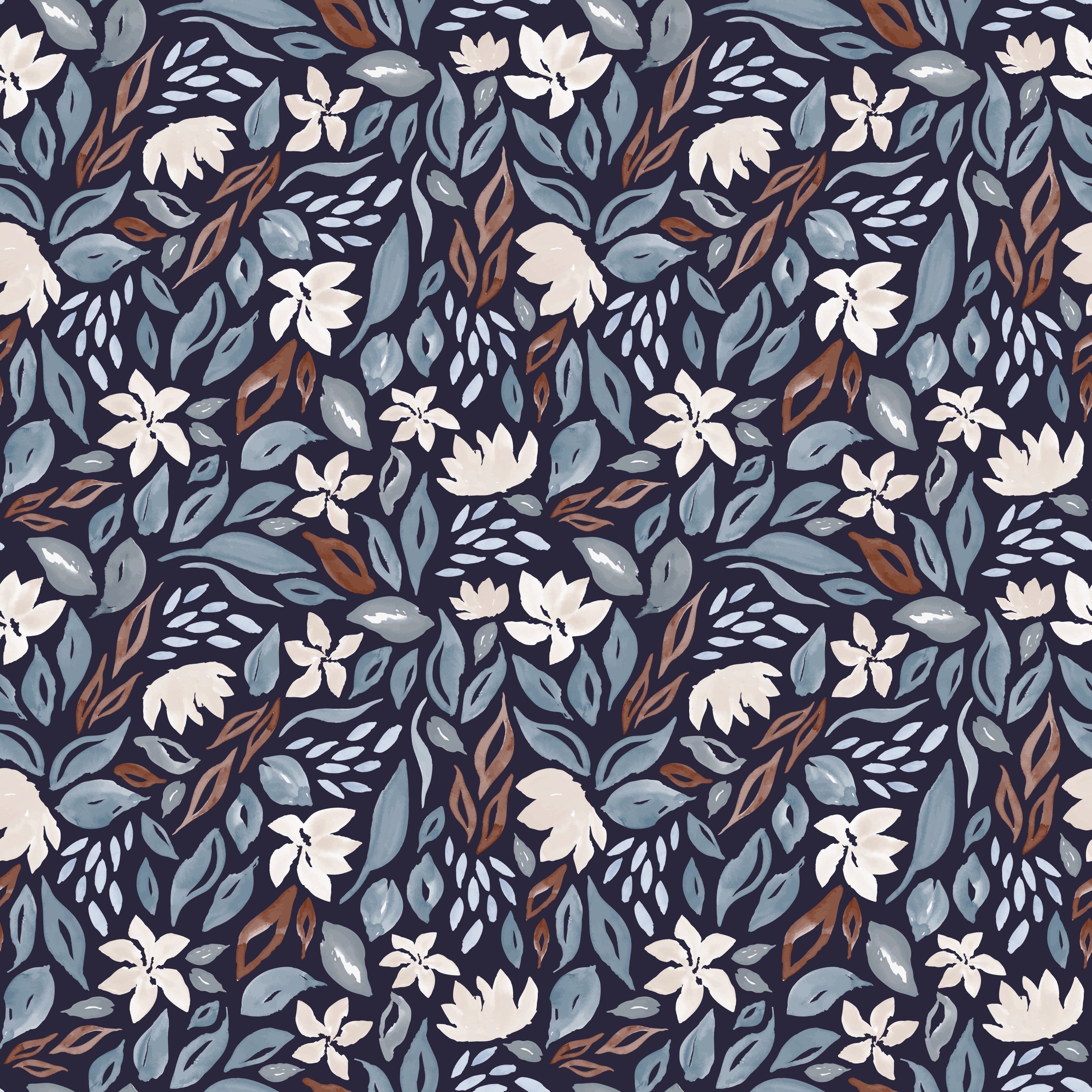 Daley Floral Removable Wallpaper in Sage Green and Terracotta