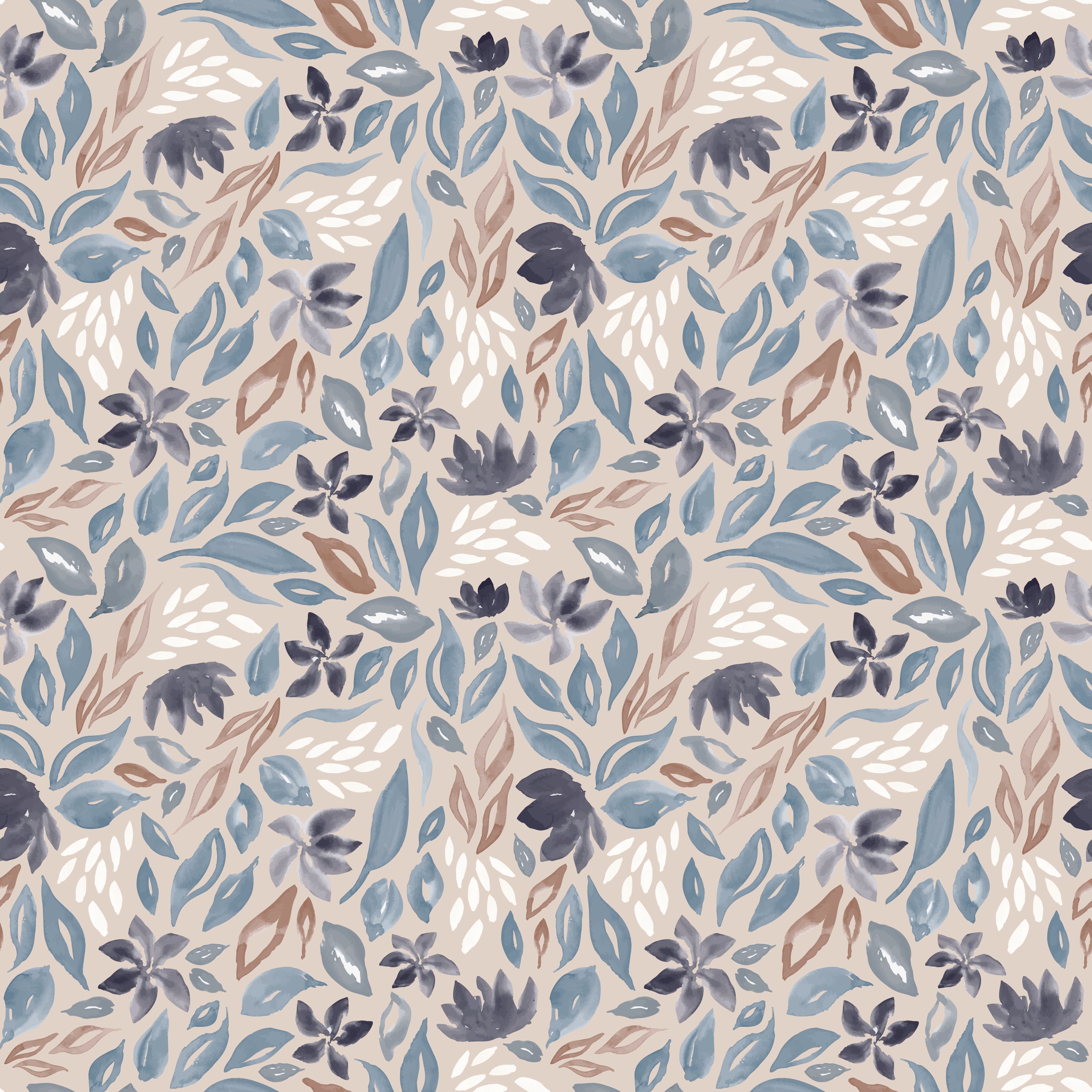 Daley Floral Removable Wallpaper in Sage Green and Terracotta