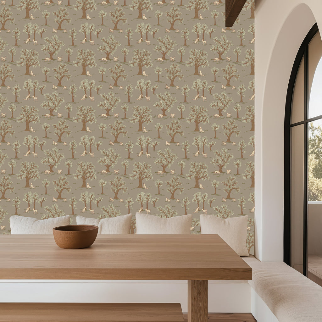 Camden Removable Peel and Stick Wallpaper by Beeky Illustration
