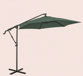 10 ft Cantilever Patio Umbrella with Crank and Infinite Tilt