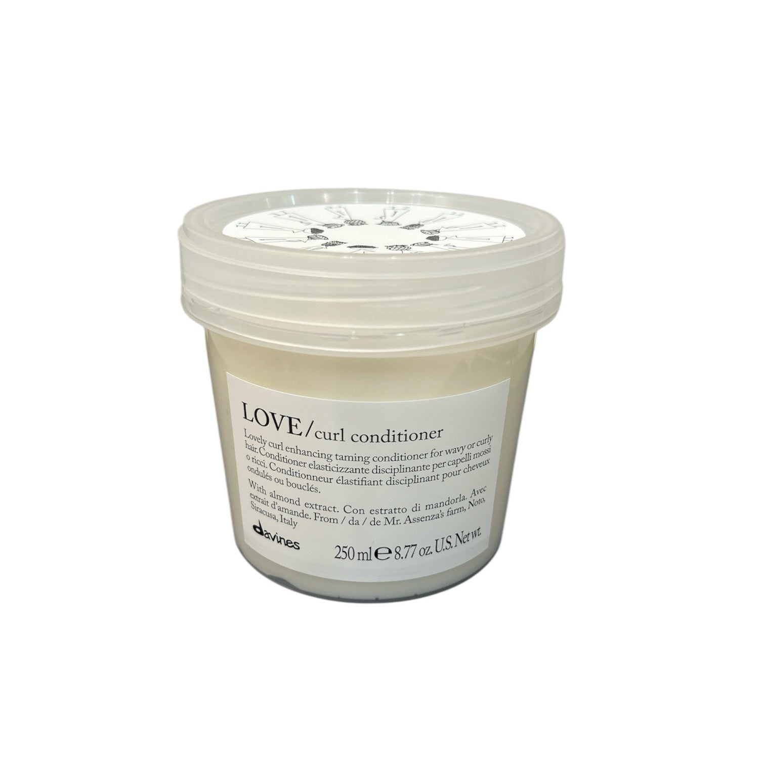 Davines LOVE Curl Conditioner 250mL for defined curly and wavy hair