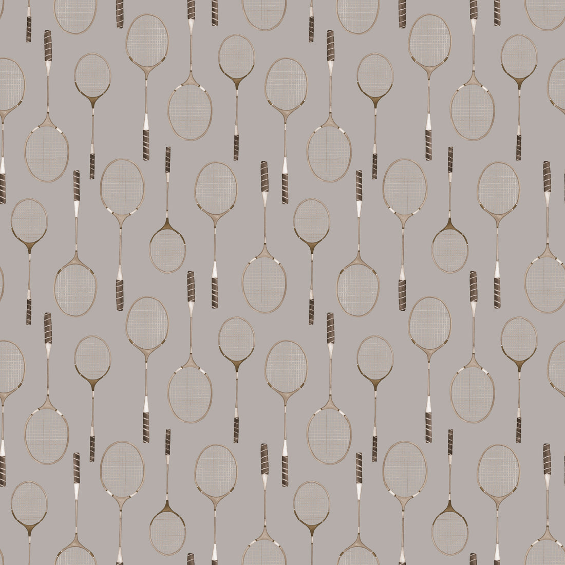 Decker Removable Wallpaper in Sage-Green, White and Brown