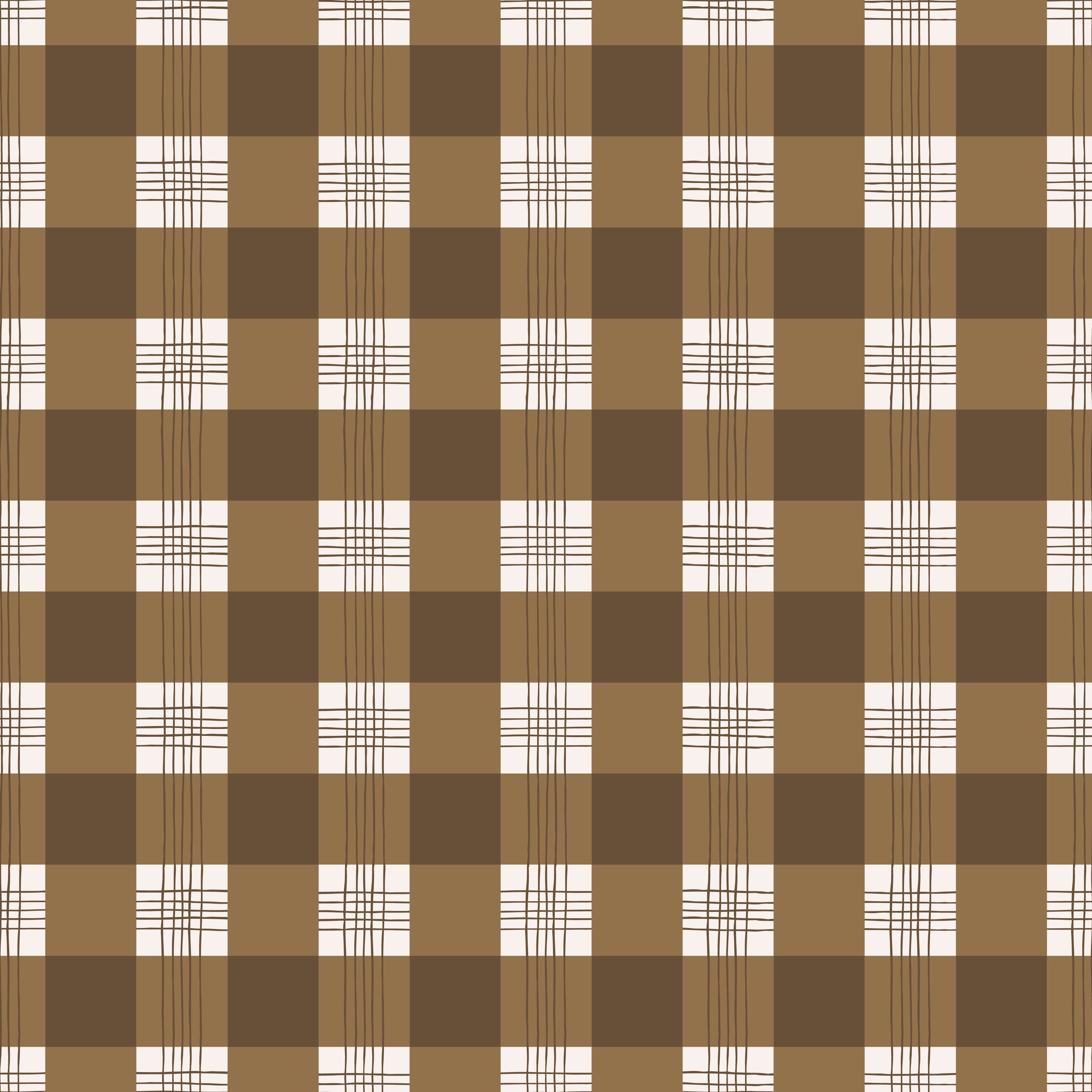 Declan Plaid Removable Wallpaper in Charcoal and Off-White