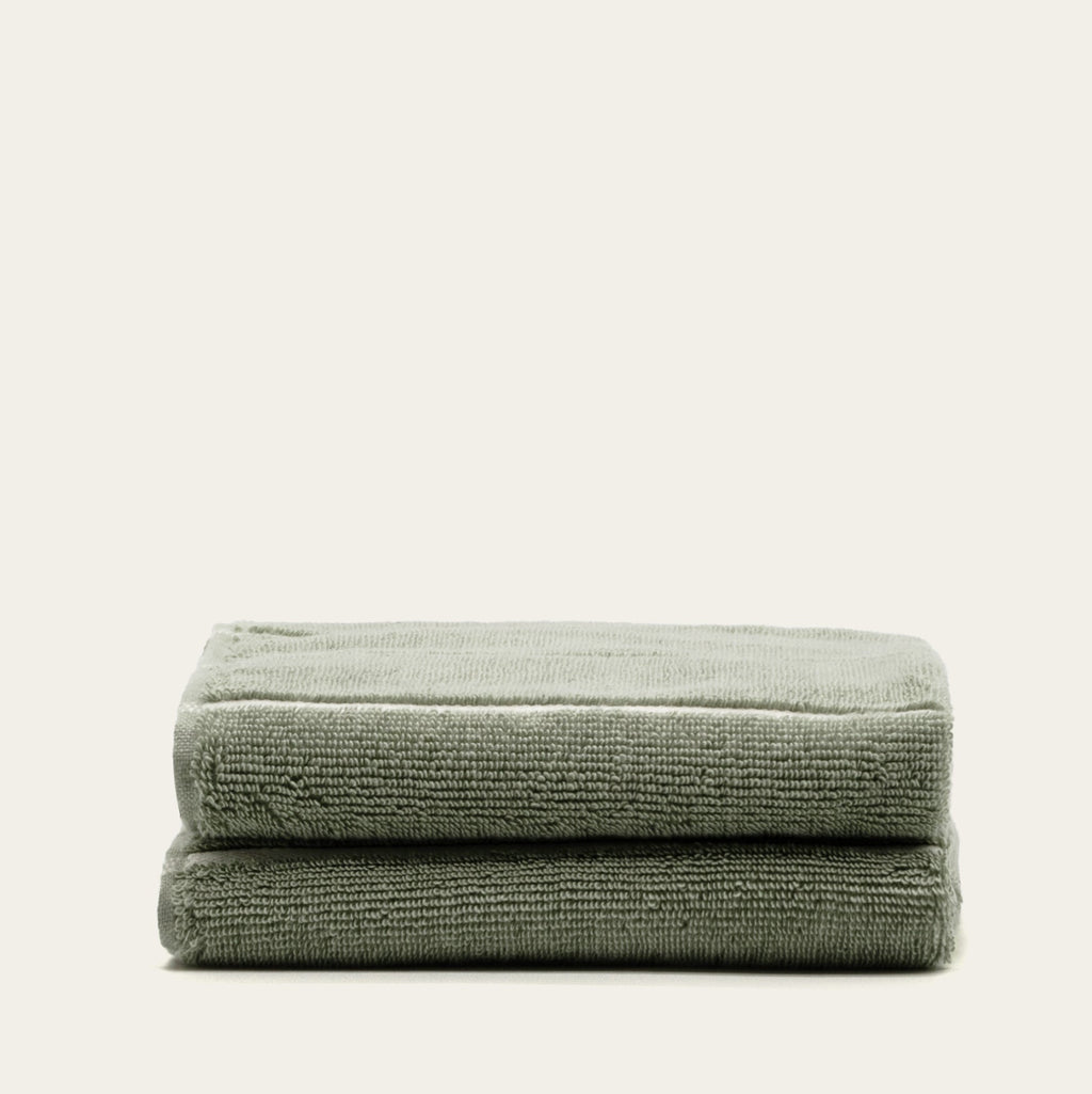 Deia 600 GSM Australian Cotton Bath Towel in Sage Green - Image 20