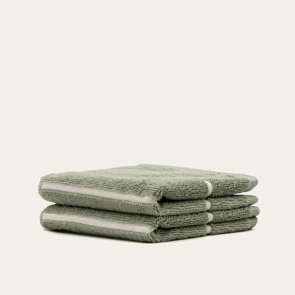 Deia 600 GSM Australian Cotton Bath Towel in Sage Green - Image 17