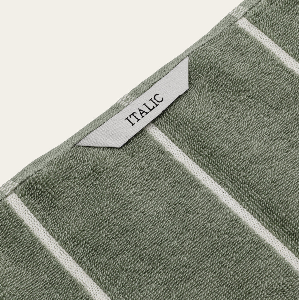 Deia 600 GSM Australian Cotton Bath Towel in Sage Green - Image 22