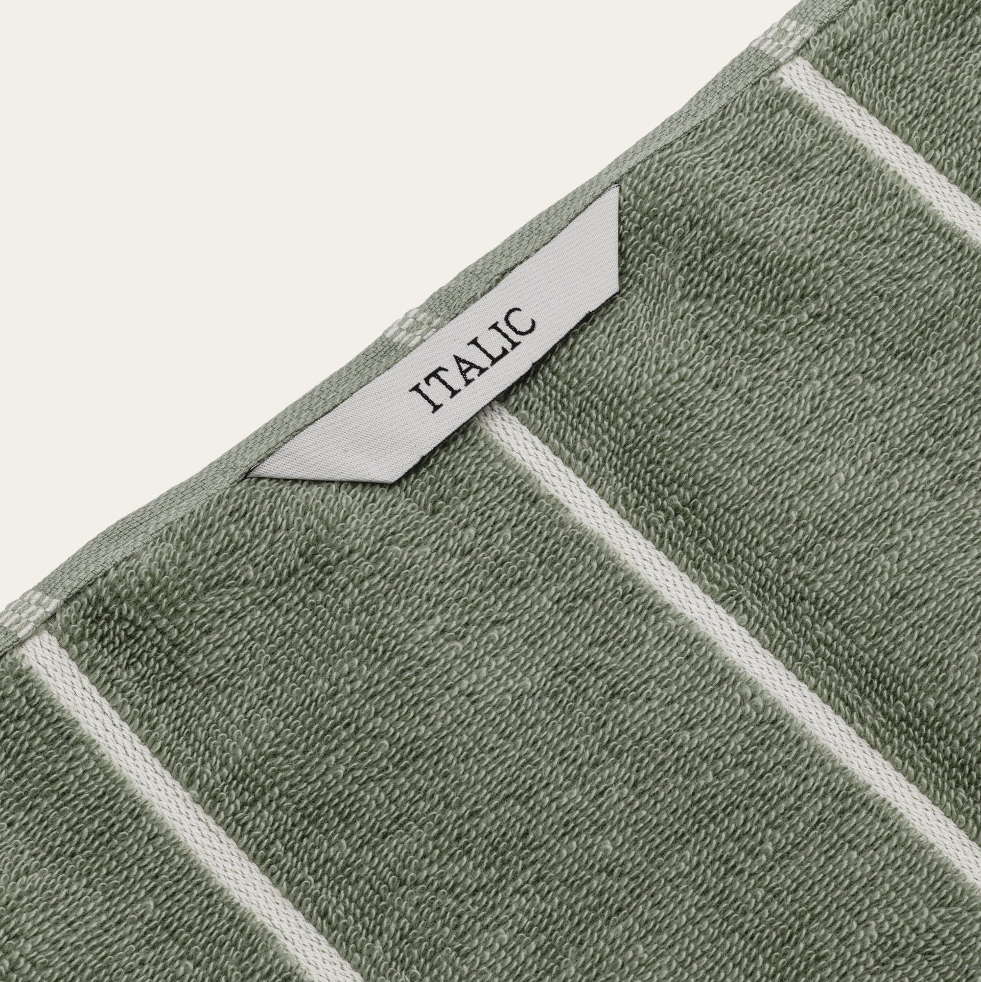 Deia 600 GSM Australian Cotton Bath Towel in Sage Green - Image 22