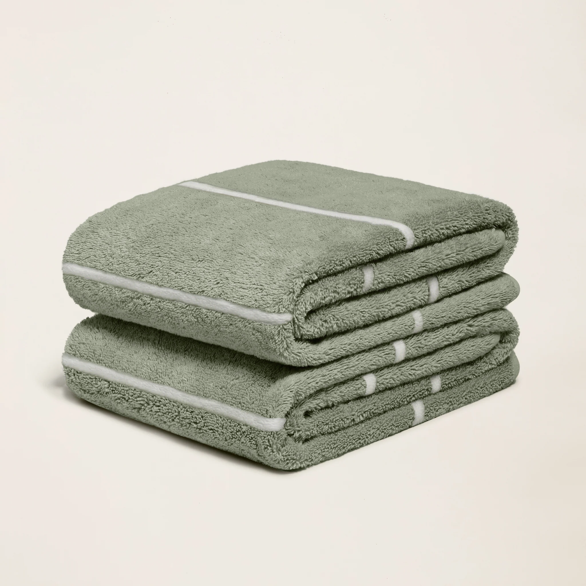 Deia 600 GSM Australian Cotton Bath Towel in Sage Green - Image 26