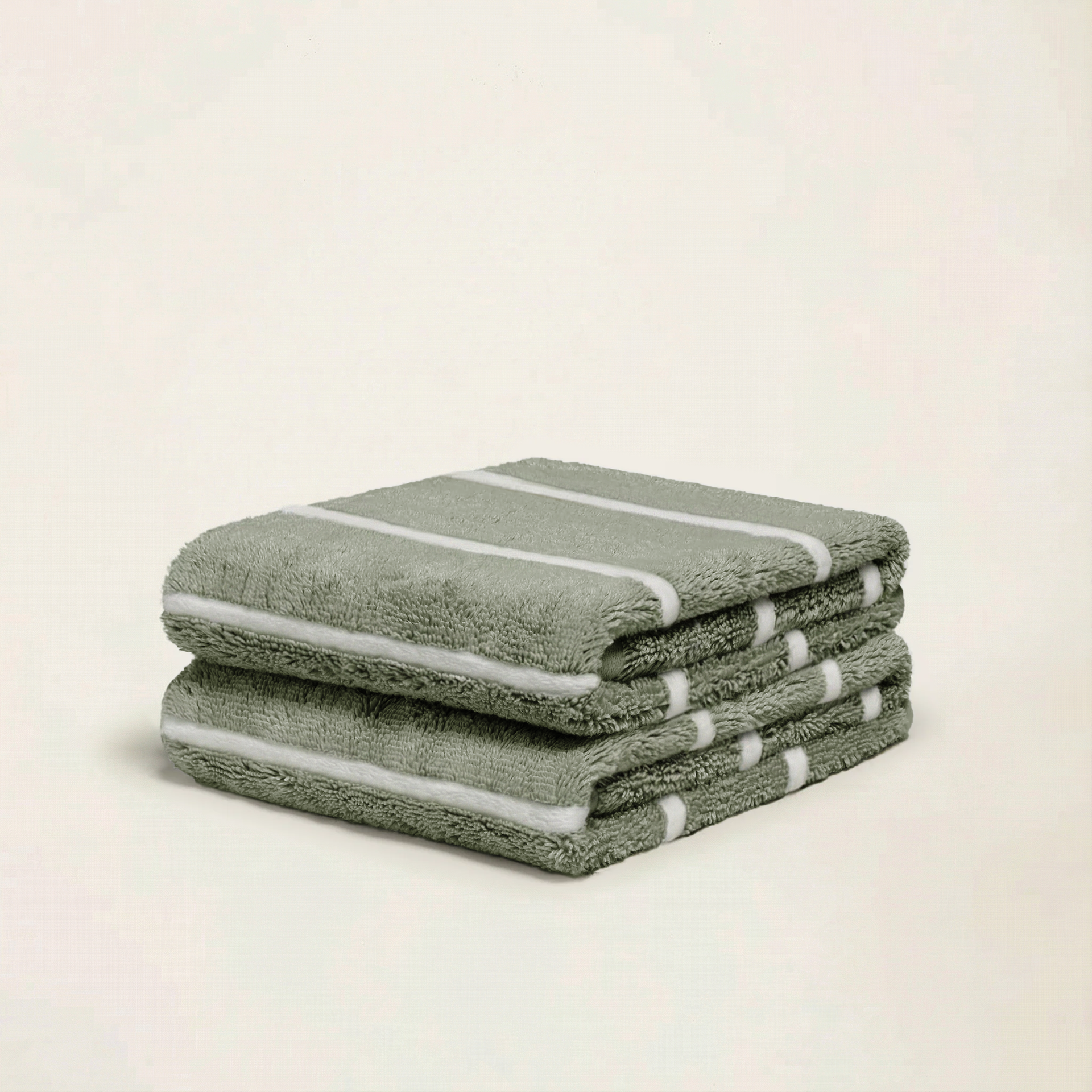 Deia 600 GSM Australian Cotton Bath Towel in Sage Green - Image 31