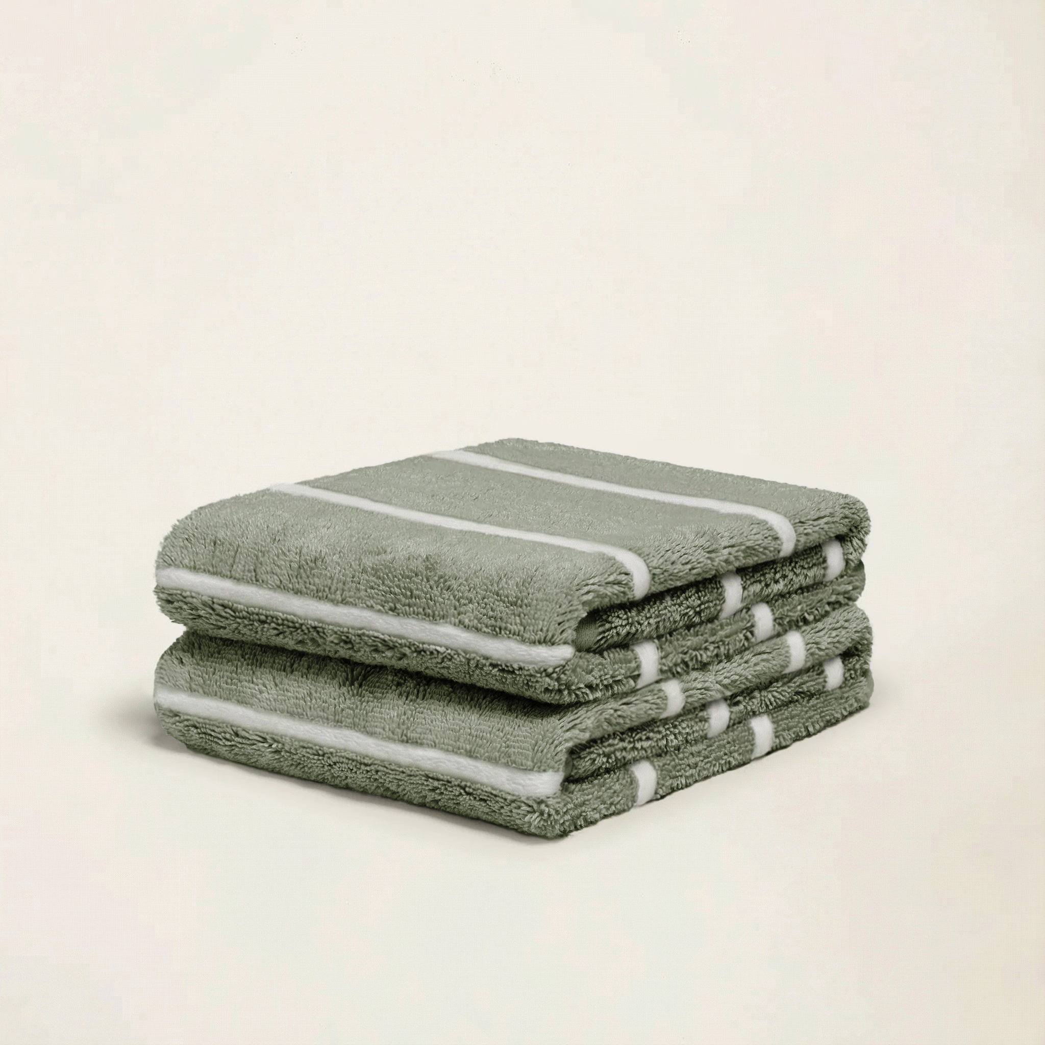 Deia 600 GSM Australian Cotton Bath Towel in Sage Green - Image 31