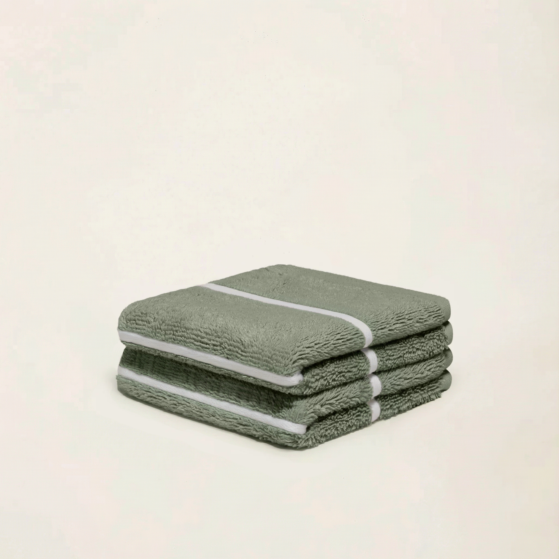 Deia 600 GSM Australian Cotton Bath Towel in Sage Green - Image 28