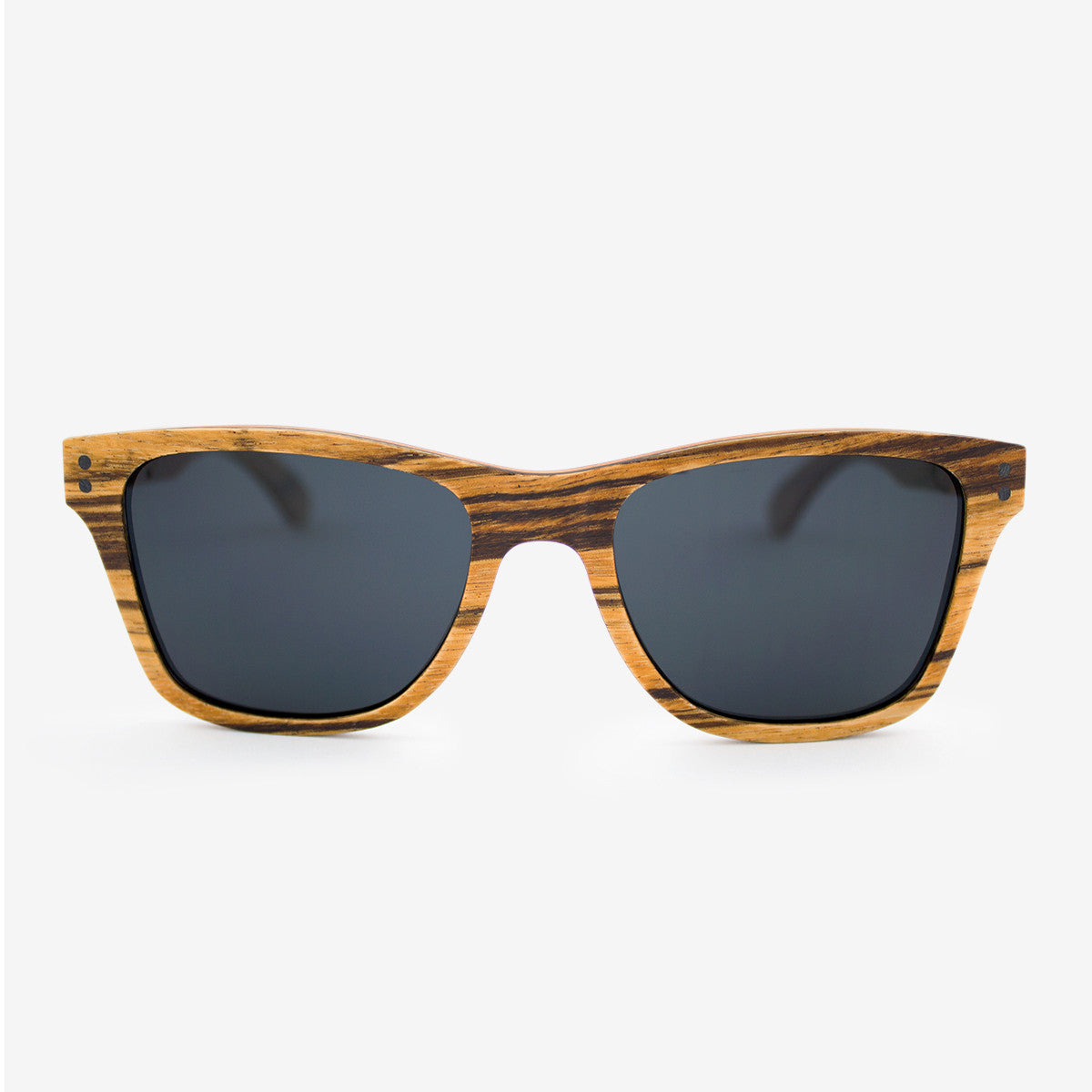 Delray Wood and Carbon Fiber Minimalist Sunglasses - Brown