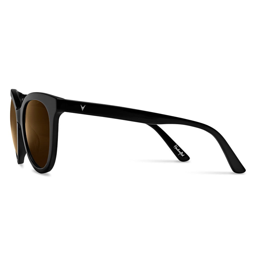 The Demi Cat-Eye Sunglasses in Jet Black