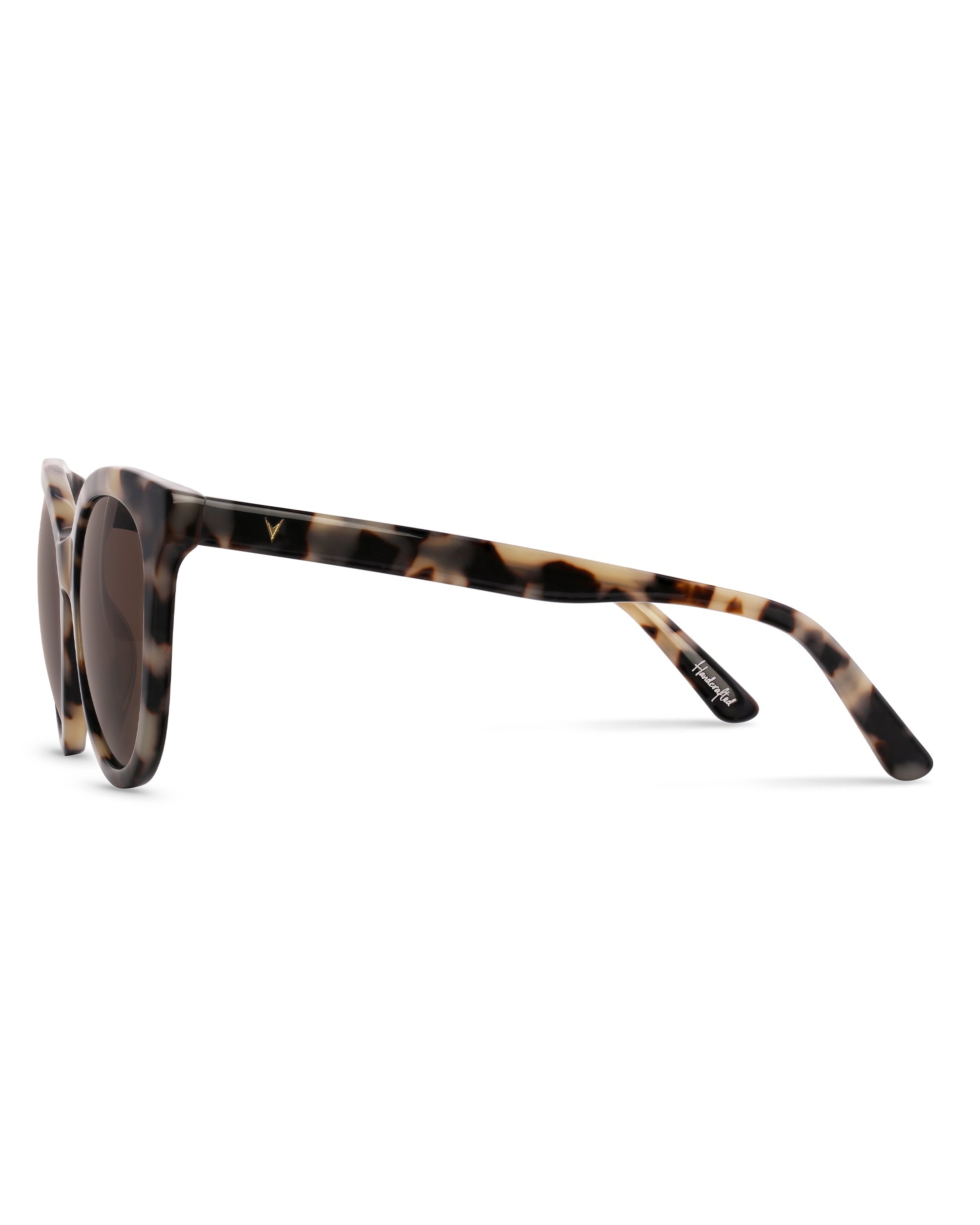 The Demi Ivory Tort Cat-Eye Polarized Sunglasses