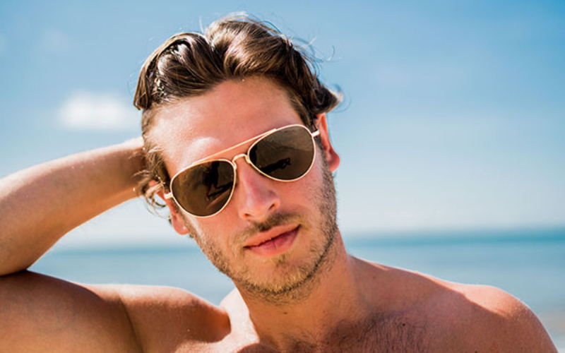 Denali No. 1 Aviator Sunglasses in Whisky