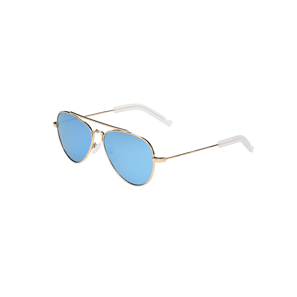 Denali No. 2 Aviator Sunglasses in Sky Blue